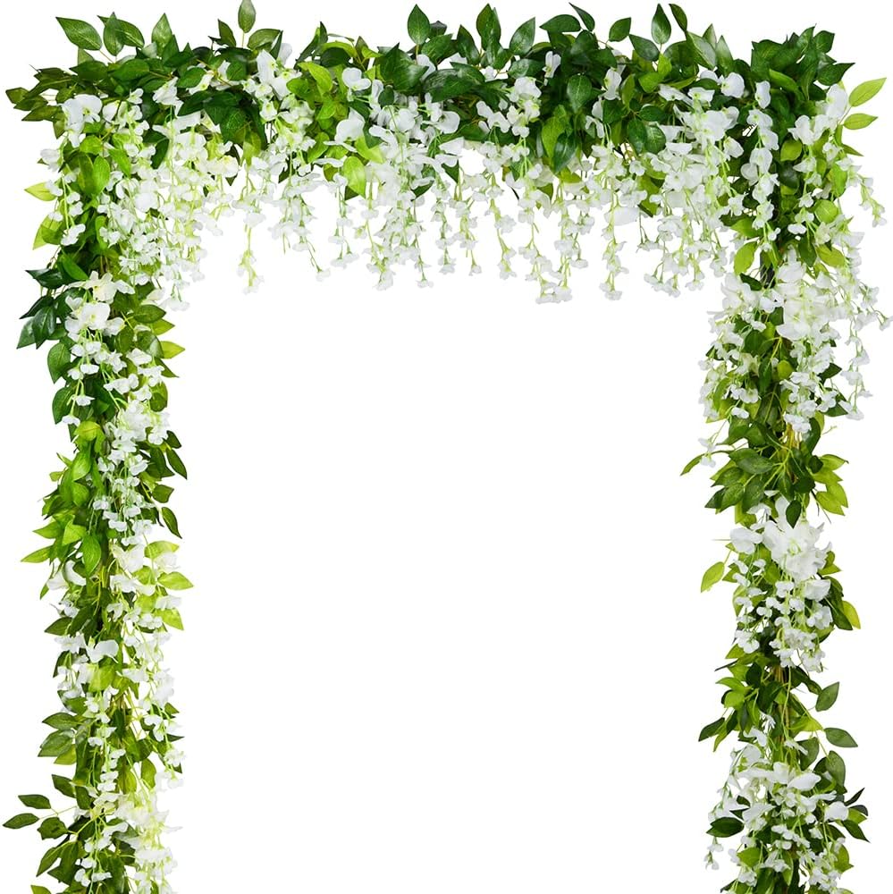 NayaFlora Artificial Wisteria Flower Garland for Home & Party Decor
