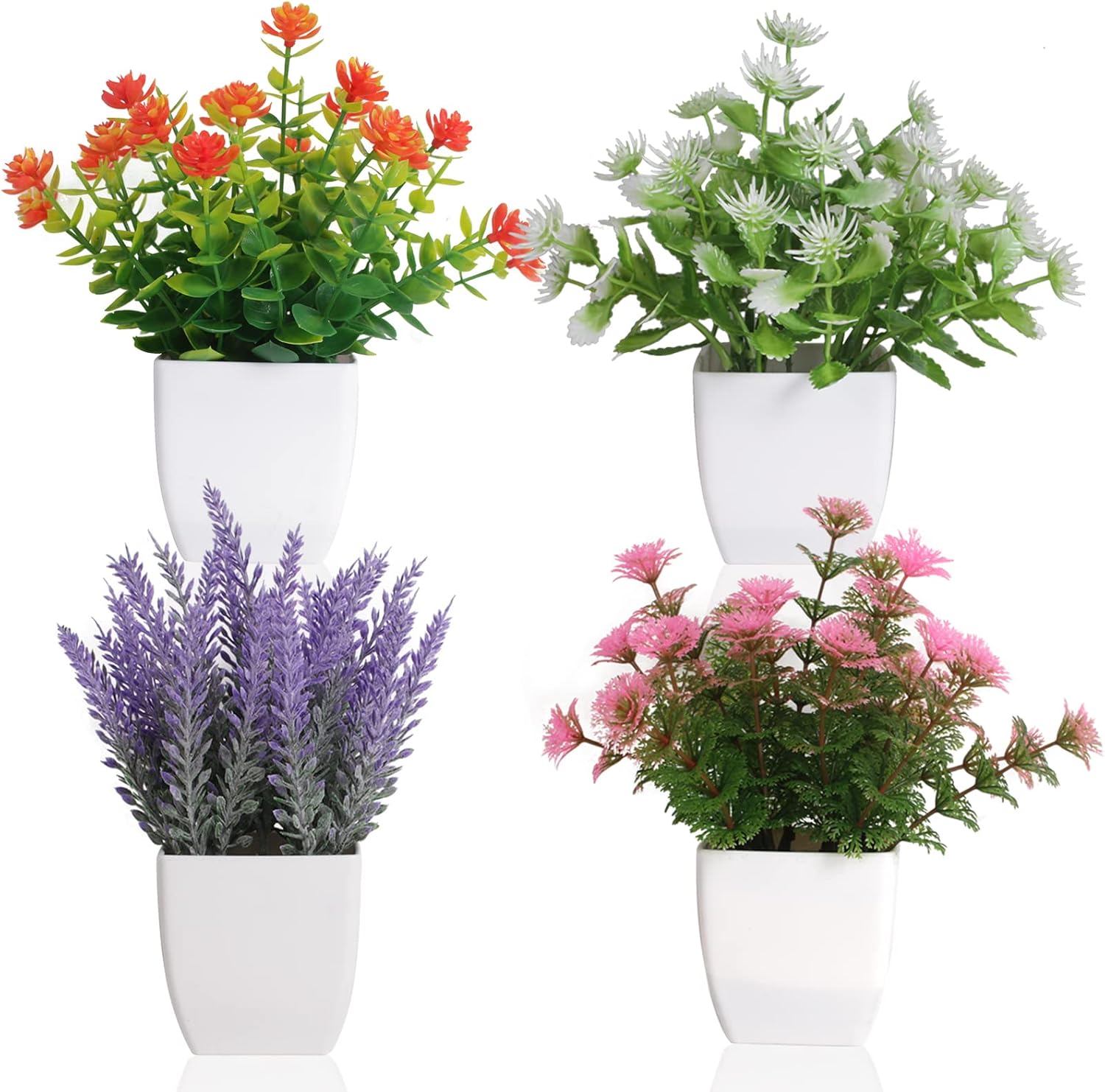 NayaFlora Artificial Flower Potted Plants for Indoor Decor