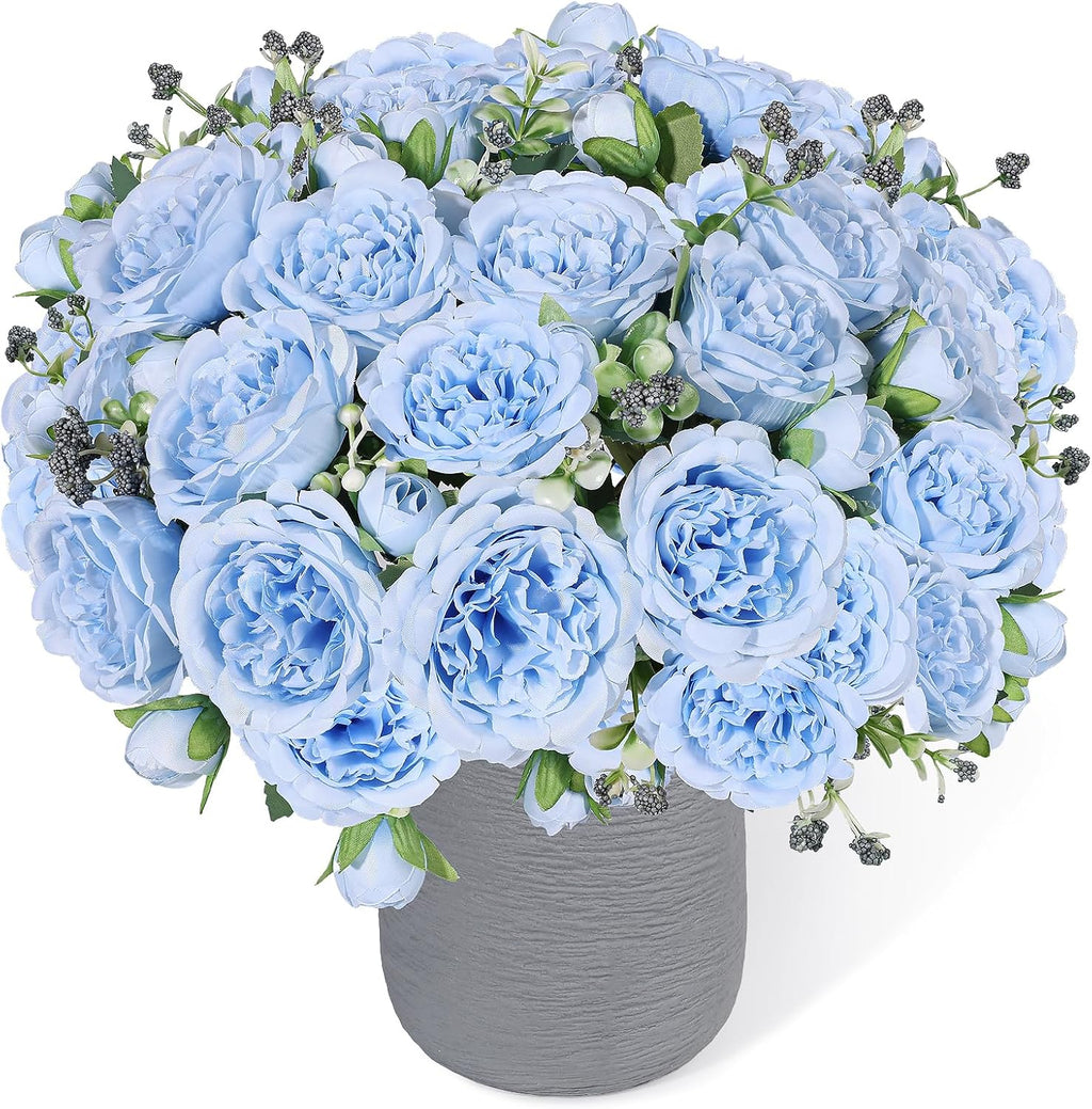 NayaFlora Artificial Dahlia Floral Arrangement with Vase