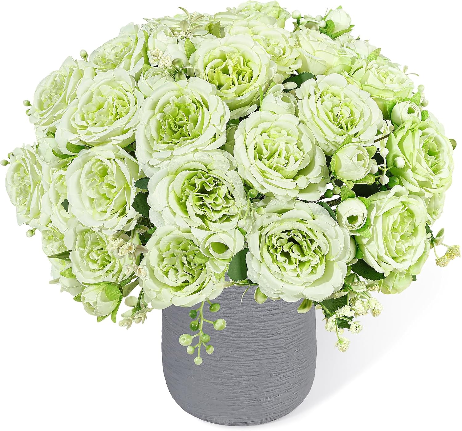 NayaFlora Artificial Dahlia Floral Arrangement with Vase