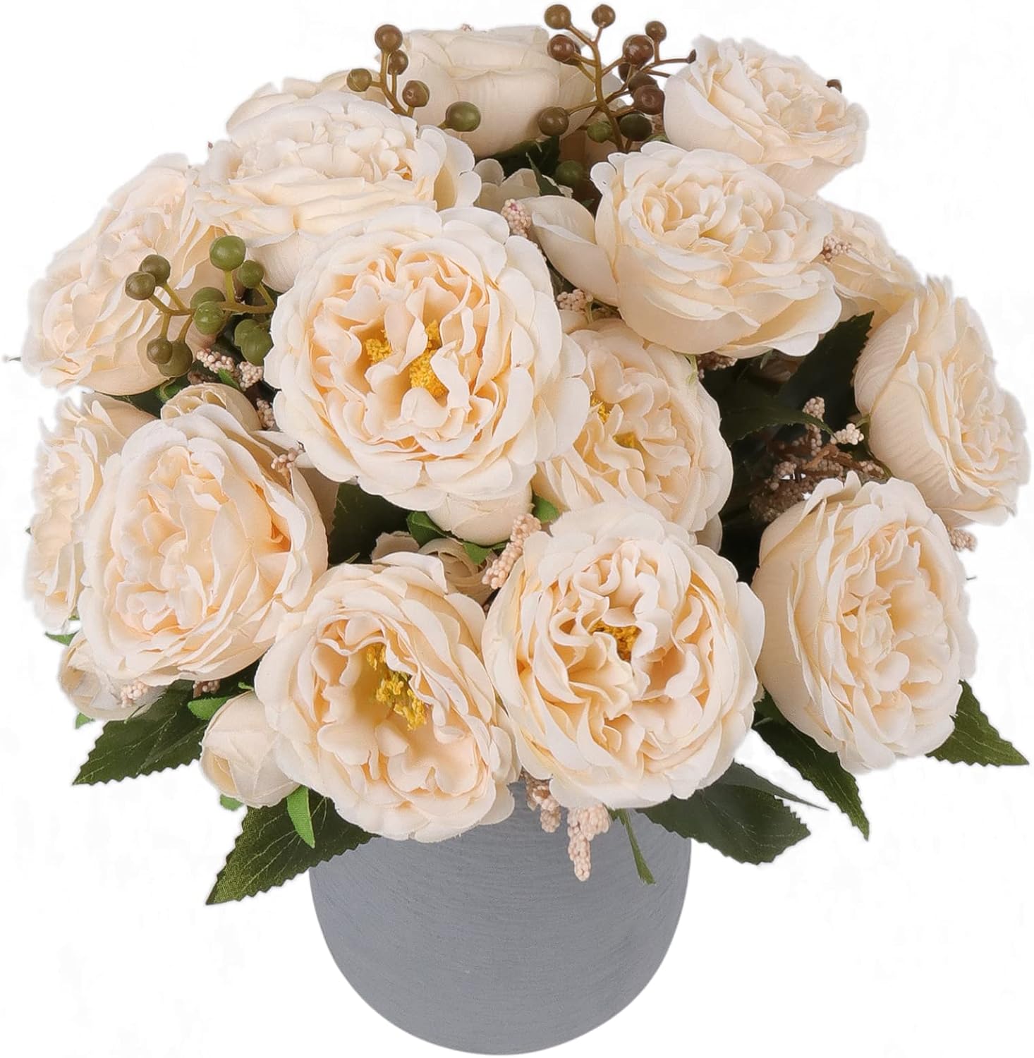 NayaFlora Artificial Dahlia Floral Arrangement with Vase