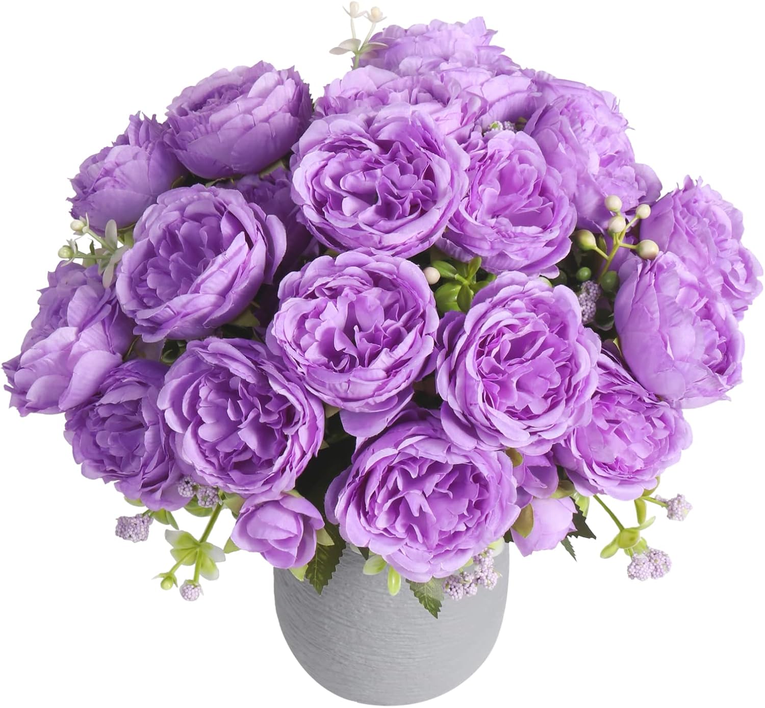 NayaFlora Artificial Dahlia Floral Arrangement with Vase