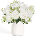 NayaFlora Artificial Silk Floral Arrangement with Vase for Home Table Decor